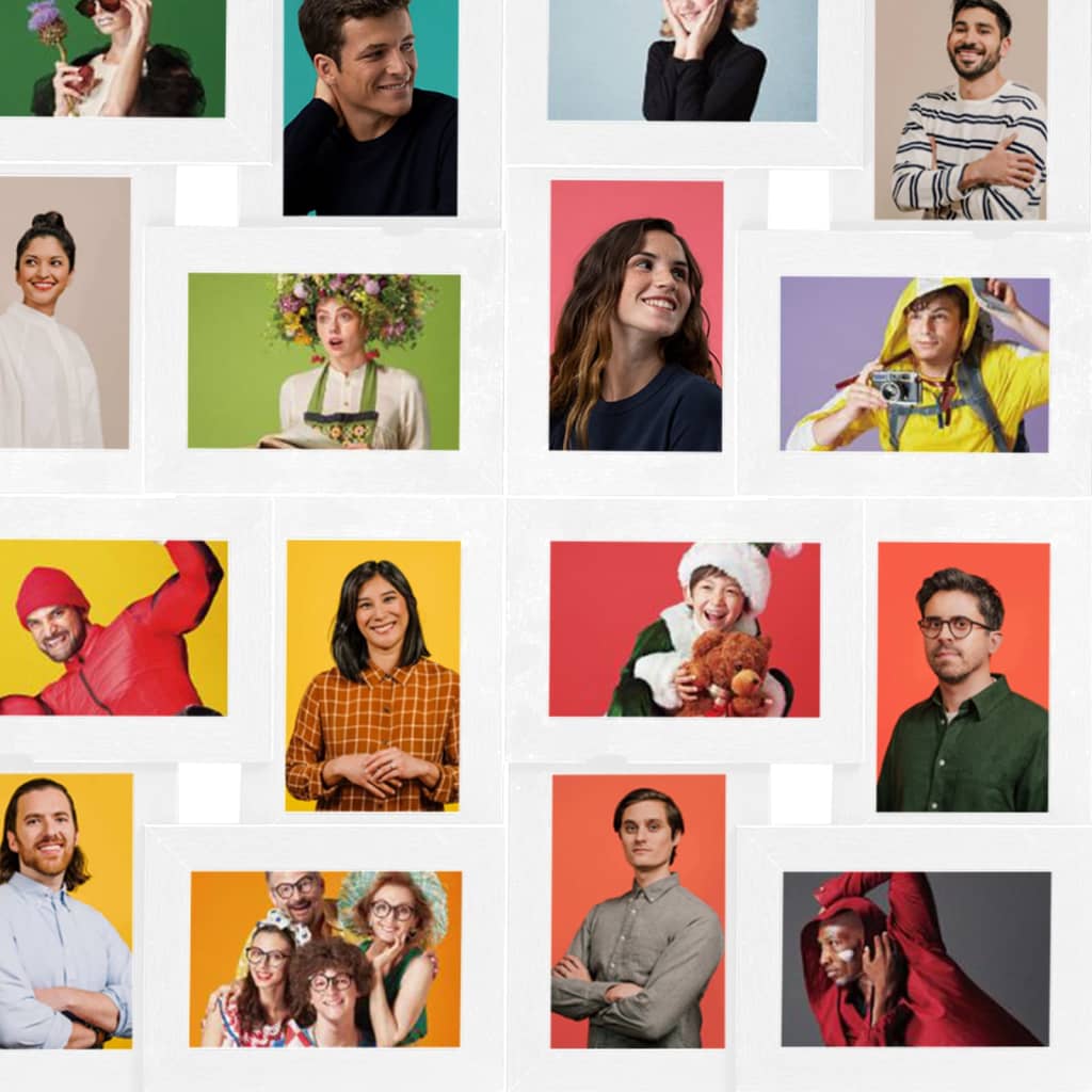 Collage Photo Frame for 24x(13x18 cm) Picture White MDF